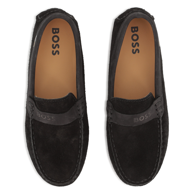 Cowhide leather loafers BOSS 
                        BOY