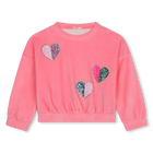 Velvet Sweatshirt BILLIEBLUSH 
                    GIRL