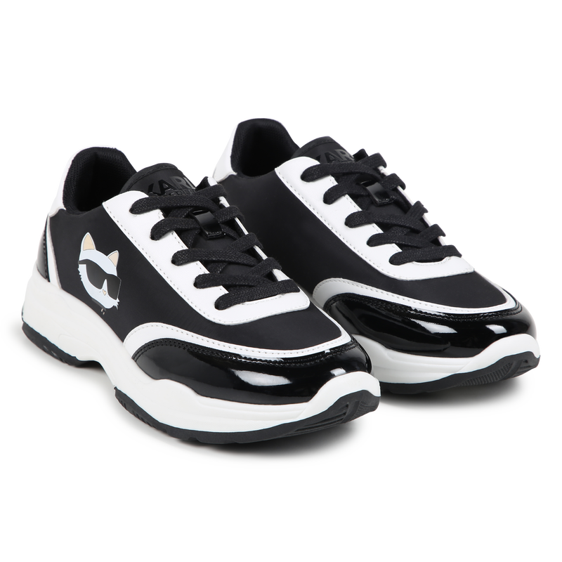 Lace-Up Sneakers KARL LAGERFELD KIDS 
                        GIRL