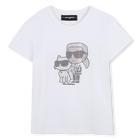 Short-Sleeved T-Shirt KARL LAGERFELD KIDS 
                    GIRL