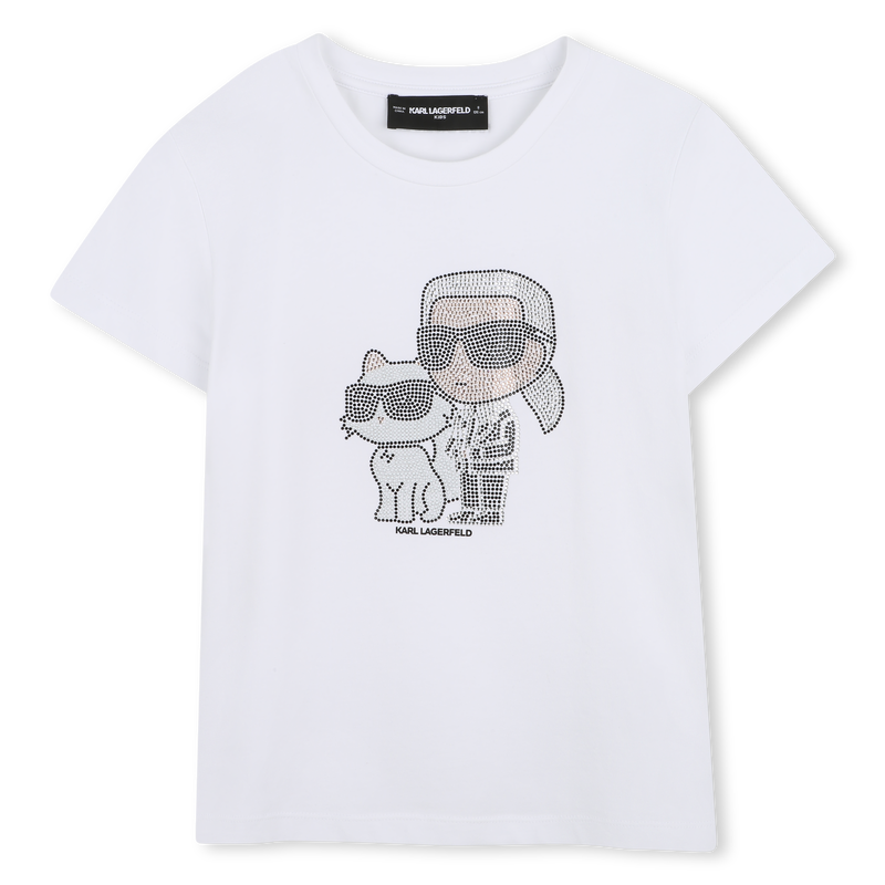 Short-Sleeved T-Shirt KARL LAGERFELD KIDS 
                        GIRL