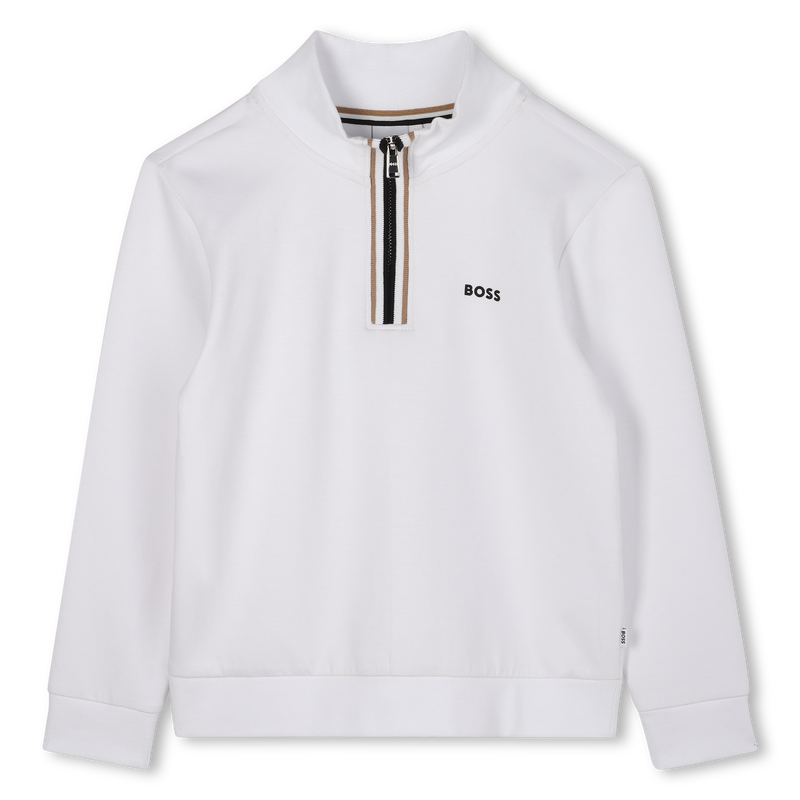 Zip-up stand-up sweatshirt BOSS 
                    BOY