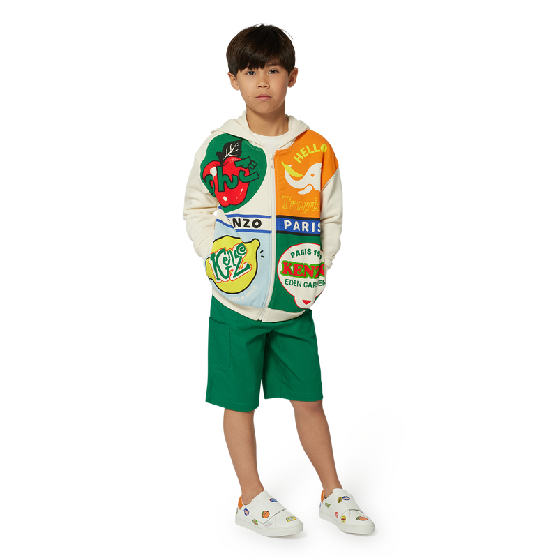 Hooded tracksuit cardigan KENZO KIDS 
                        UNISEX