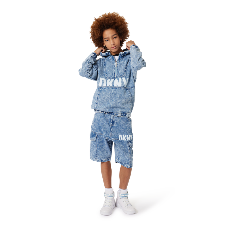 Hooded denim jacket DKNY 
                    UNISEX