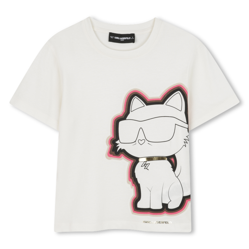 Short-sleeved T-shirt KARL LAGERFELD KIDS 
                        GIRL