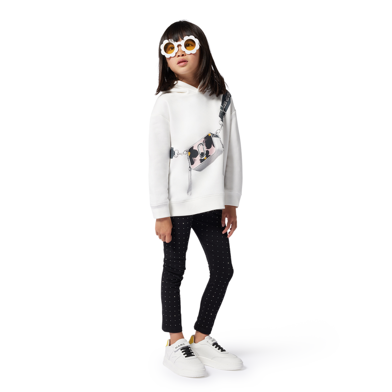 Hooded fleece sweatshirt MARC JACOBS 
                    GIRL