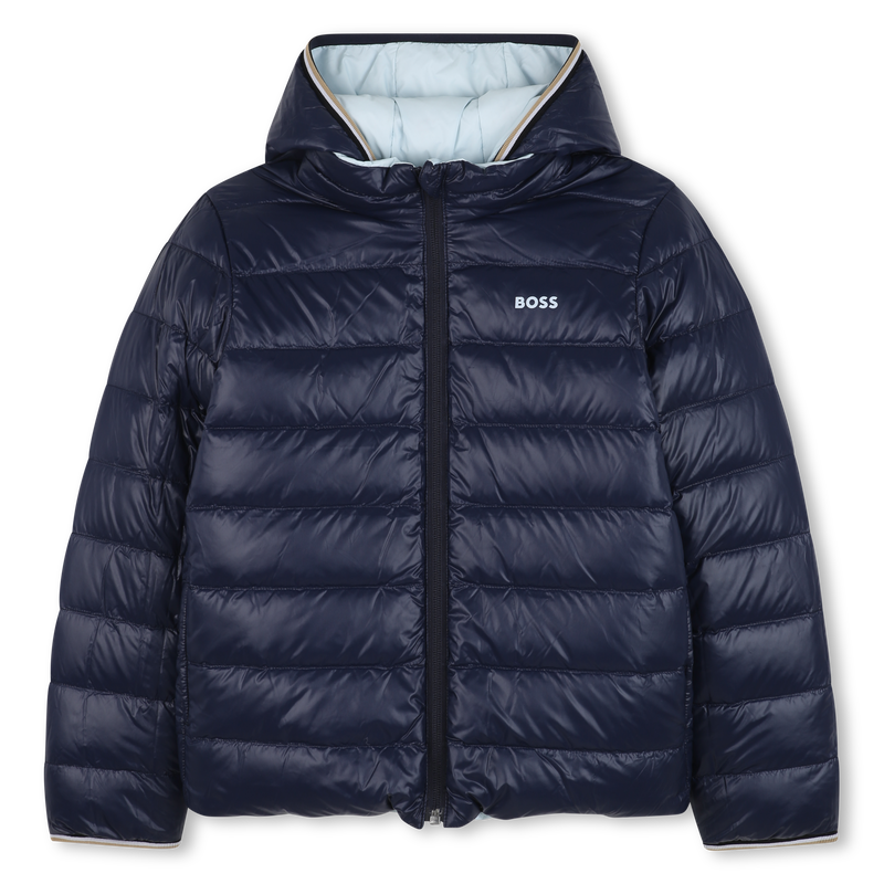 Reversible hooded down jacket BOSS 
                        BOY