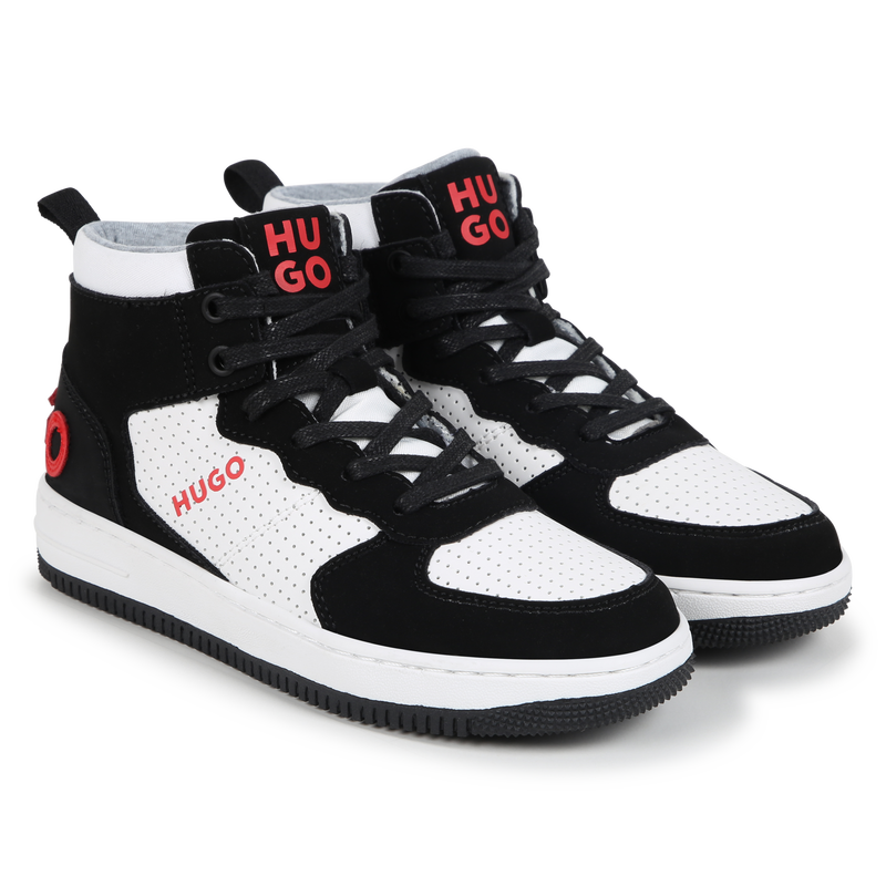 High-Top Lace-Up Sneakers HUGO 
                    BOY