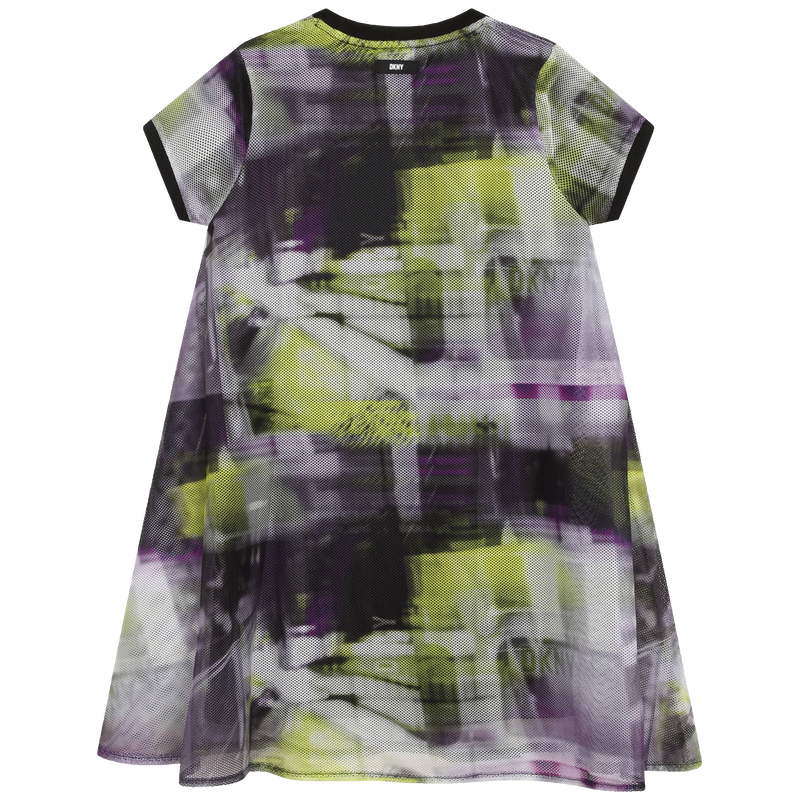 Layered short-sleeved dress DKNY 
                    GIRL