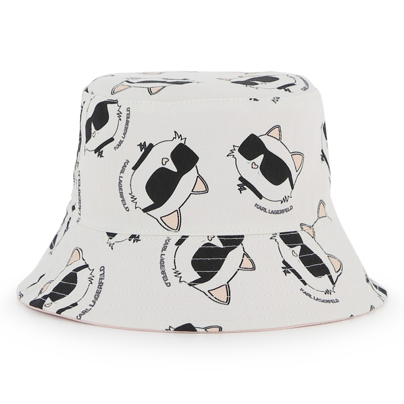 Reversible Bucket Hat KARL LAGERFELD KIDS 
                        GIRL