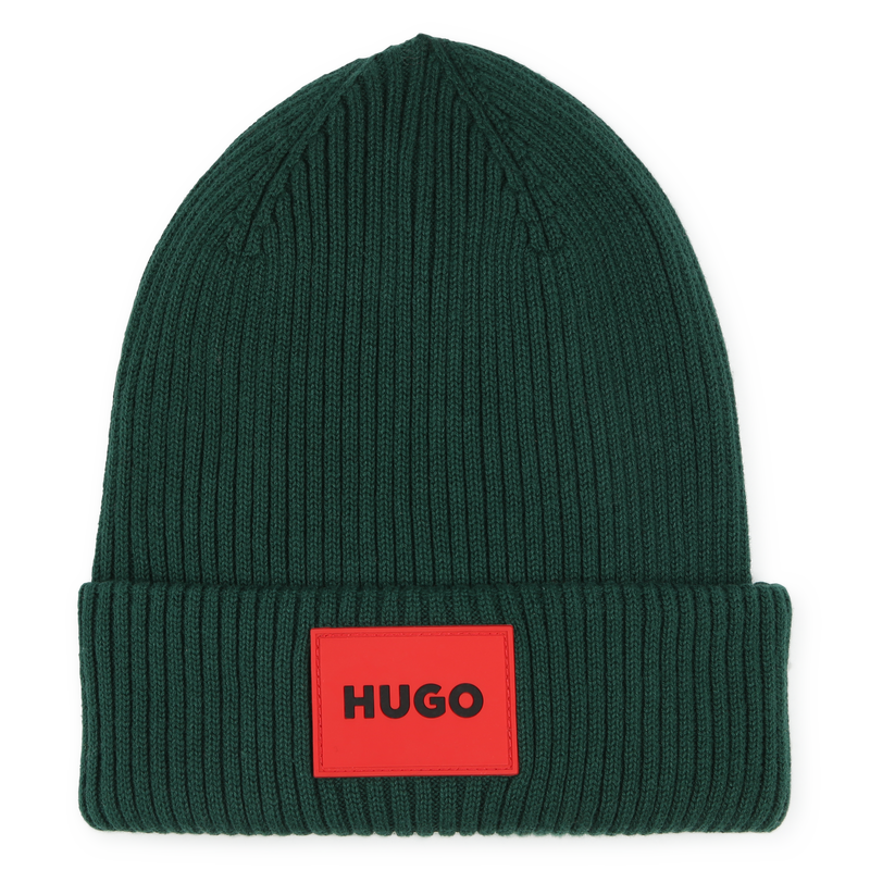 Knit Cotton Hat HUGO 
                        UNISEX