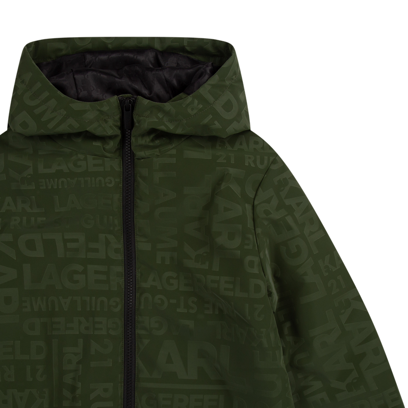 KARL LAGERFELD KIDS Water repellent windcheater