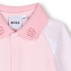 Polo-neck paneled pajamas BOSS 
                    GIRL