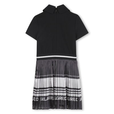 Short Sleeve Dress KARL LAGERFELD KIDS GIRL