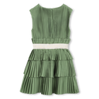 Pleated Short-Sleeved Dress KARL LAGERFELD KIDS 
                    GIRL
