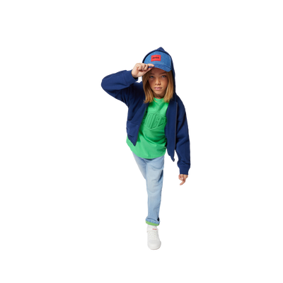 Hooded fleece zip sweatshirt HUGO BOY