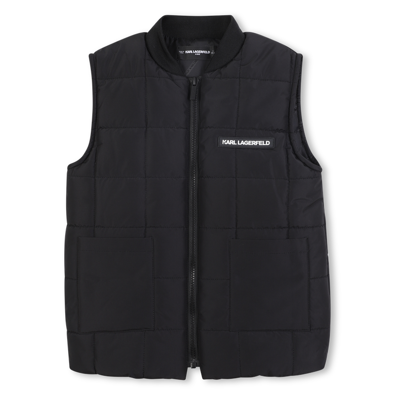 Sleeveless down jacket KARL LAGERFELD KIDS 
                        BOY