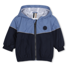 Hooded Windbreaker, NAVY, hi-res