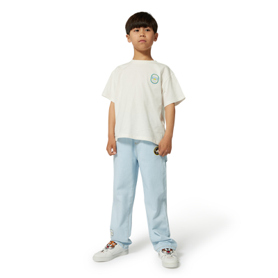 Short-sleeved cotton T-shirt KENZO KIDS BOY