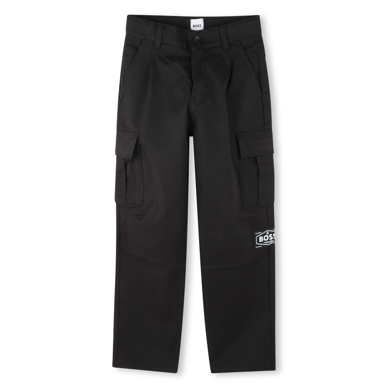 Pleated Cargo Trousers BOSS 
                        BOY
