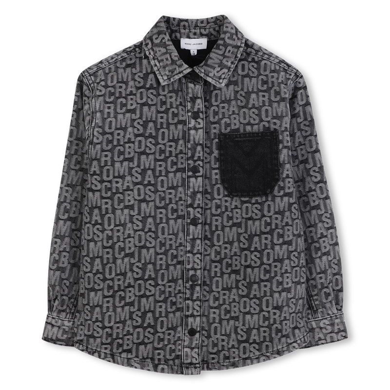 Jacquard denim shirt MARC JACOBS 
                        BOY
