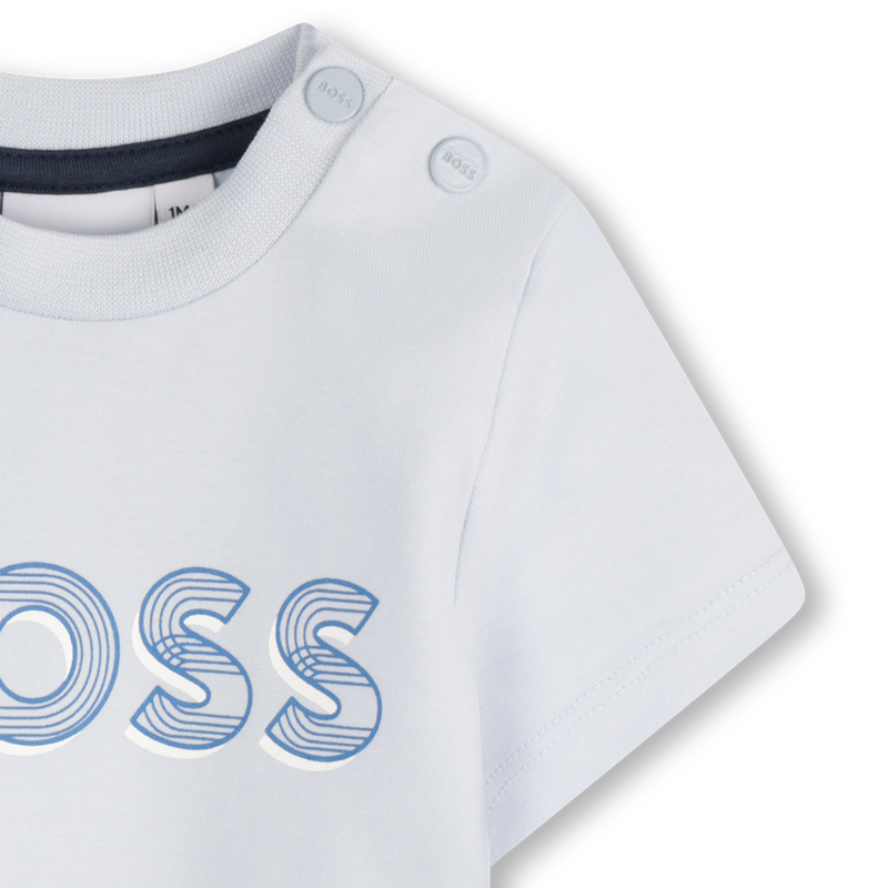 Logo Print T-Shirt BOSS 
                        BOY