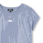 Cotton dress with sequins DKNY 
                    GIRL
