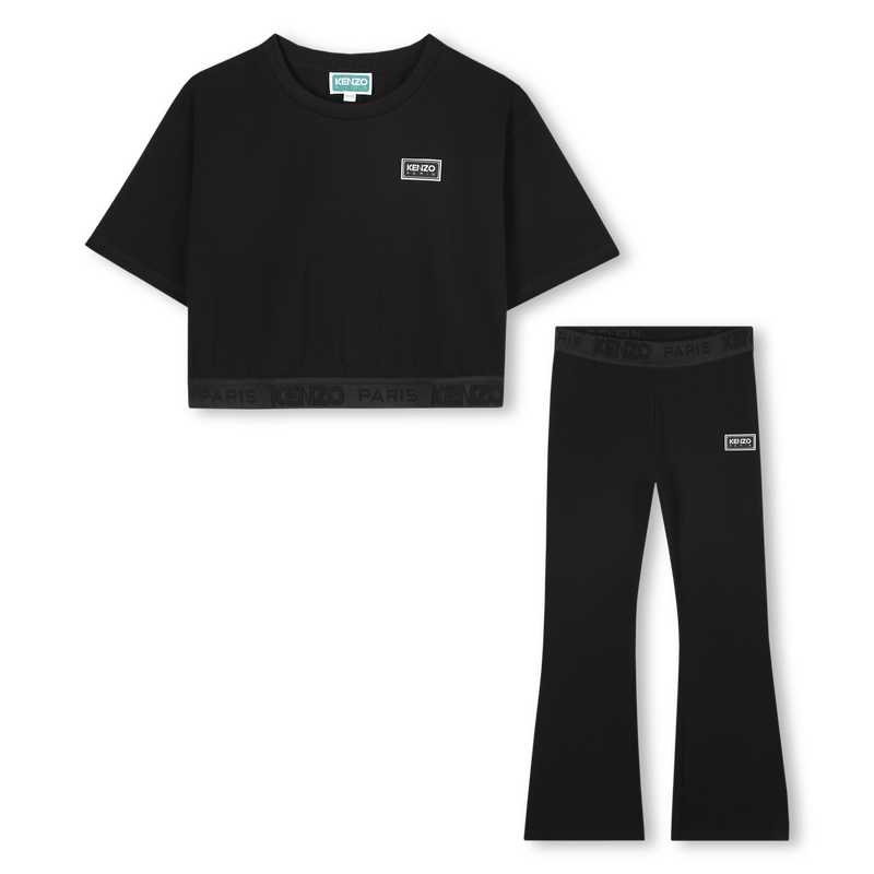 T-shirt and pants set KENZO KIDS 
                    GIRL