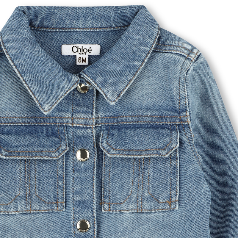 Denim jacket with press studs CHLOE 
                    GIRL