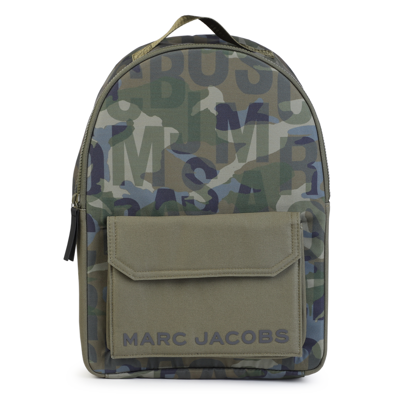 MARC JACOBS Printed Canvas Backpack