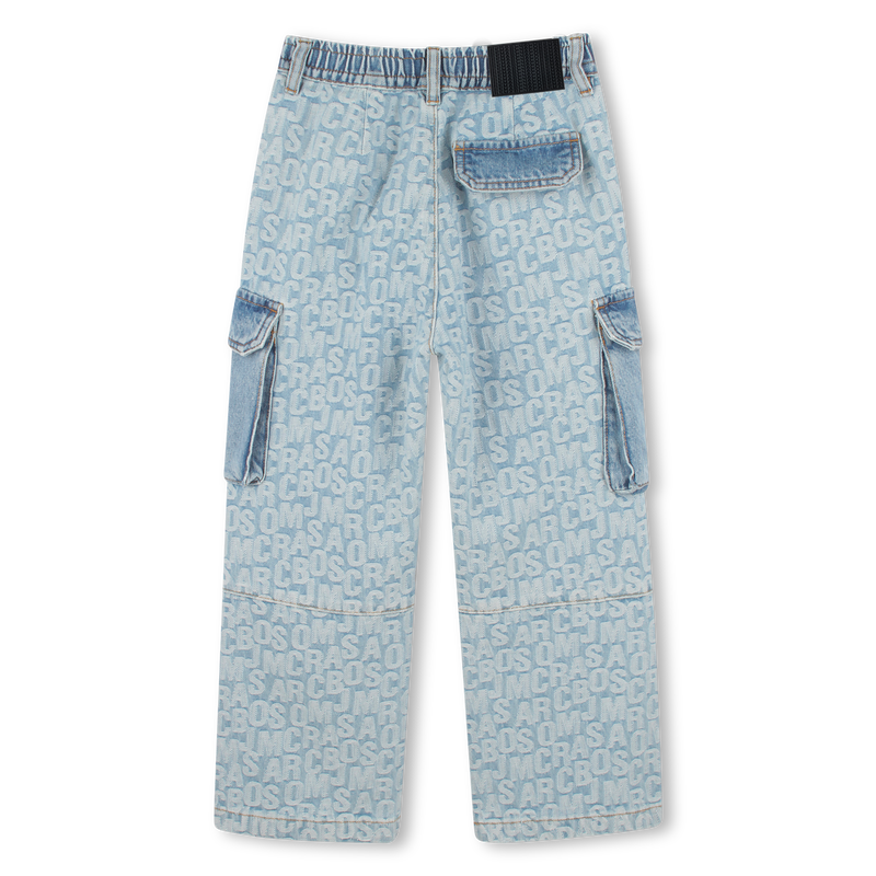 Cotton denim cargo trousers MARC JACOBS 
                    BOY