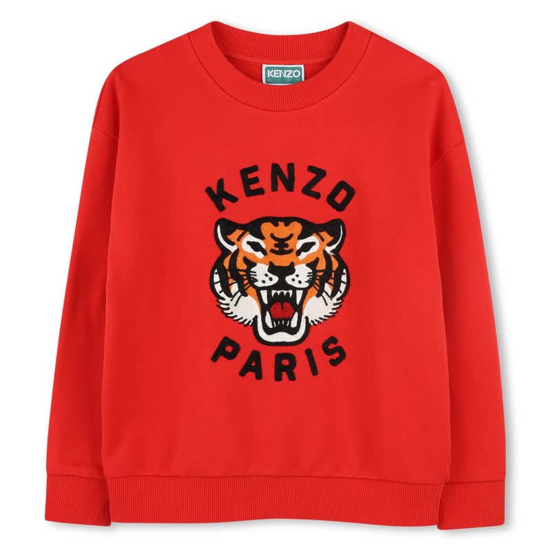 Embroidered Tiger sweatshirt KENZO KIDS 
                        BOY