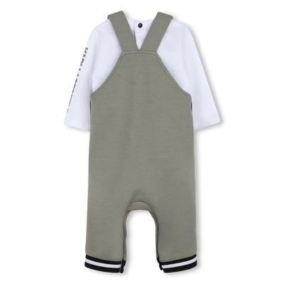 Dungaree and t-shirt set KARL LAGERFELD KIDS BOY