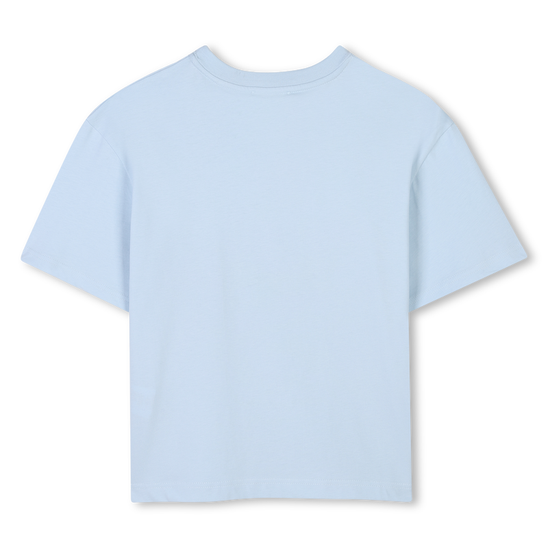 LANVIN|SHORT-SLEEVED ROUND NECK T-SHIRTS (RWTS0030J101- LANVIN Short-sleeved cotton T-shirt for BOY | Kids around