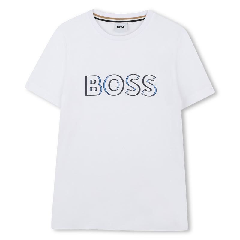 Short-Sleeved Cotton T-Shirt BOSS 
                        BOY