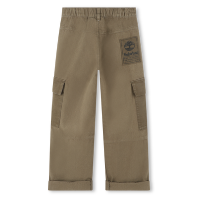 Cotton Multi-Pocket Trousers TIMBERLAND BOY