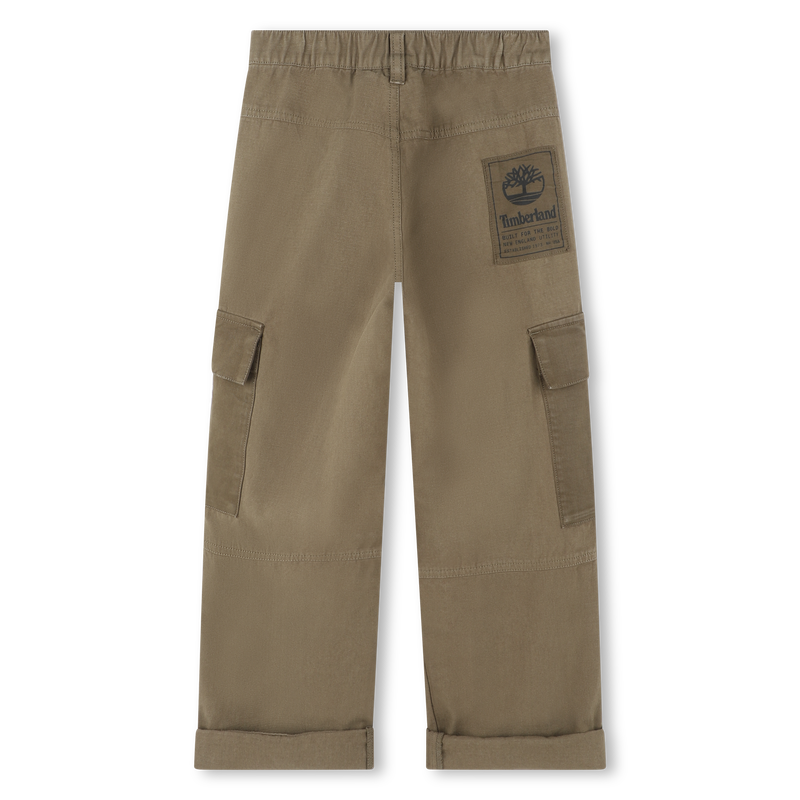 Cotton Multi-Pocket Trousers TIMBERLAND 
                        BOY
