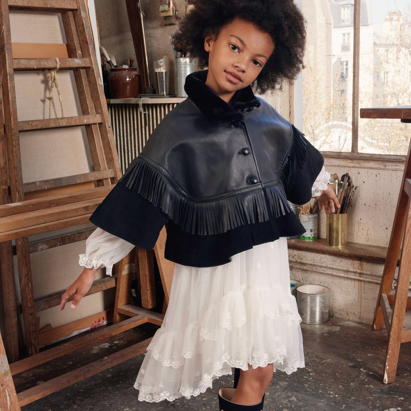 Maxi dress with ruffles and embroidery CHLOE 
                        GIRL