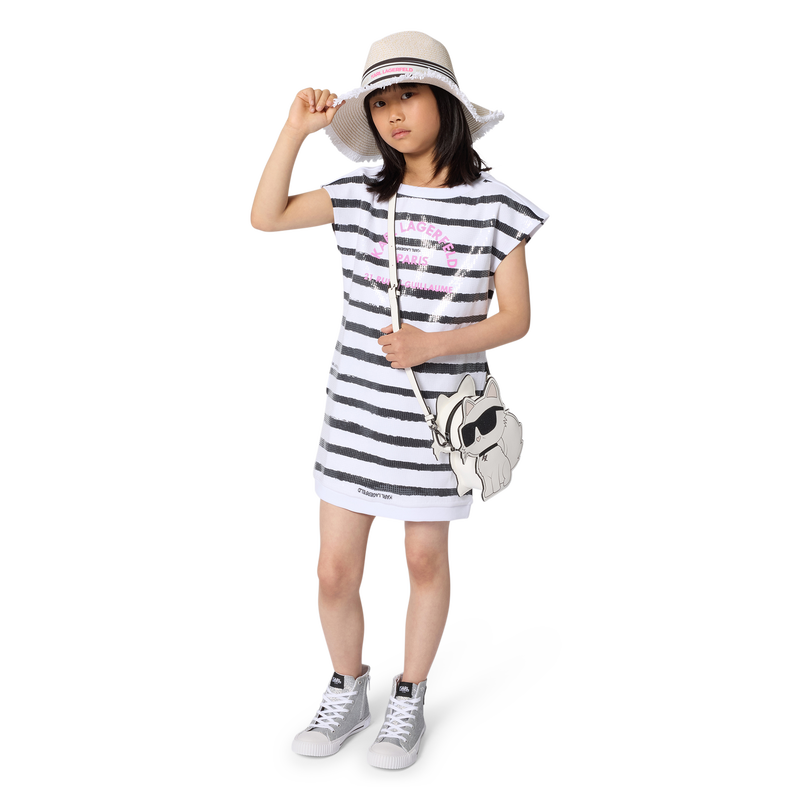 Short-Sleeved Dress KARL LAGERFELD KIDS 
                        GIRL