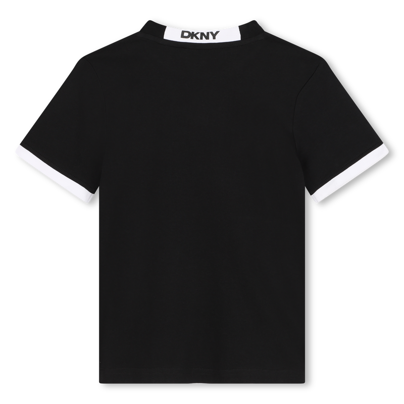 Two-Tone Cotton T-Shirt DKNY 
                    UNISEX