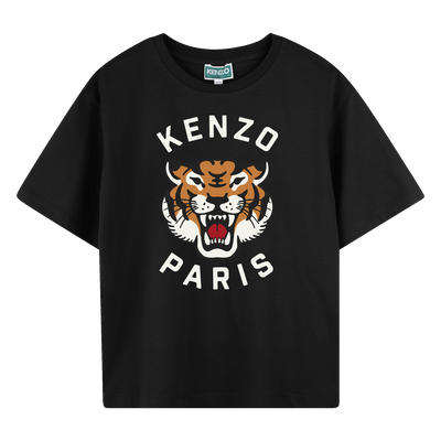 Printed cotton T-shirt KENZO KIDS BOY