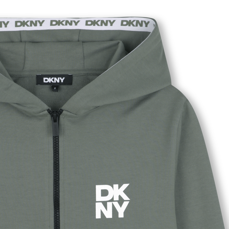 Hooded cardigan DKNY 
                        BOY