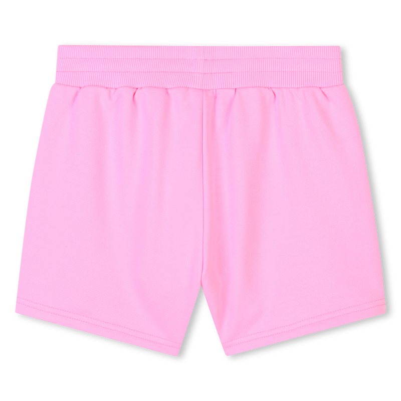 Fleece shorts with motif BILLIEBLUSH 
                        GIRL
