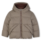 Plaid down jacket KIDS AROUND 
                    BOY