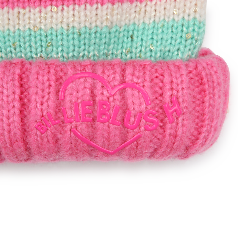 Striped Pom-Pom Hat BILLIEBLUSH 
                        GIRL