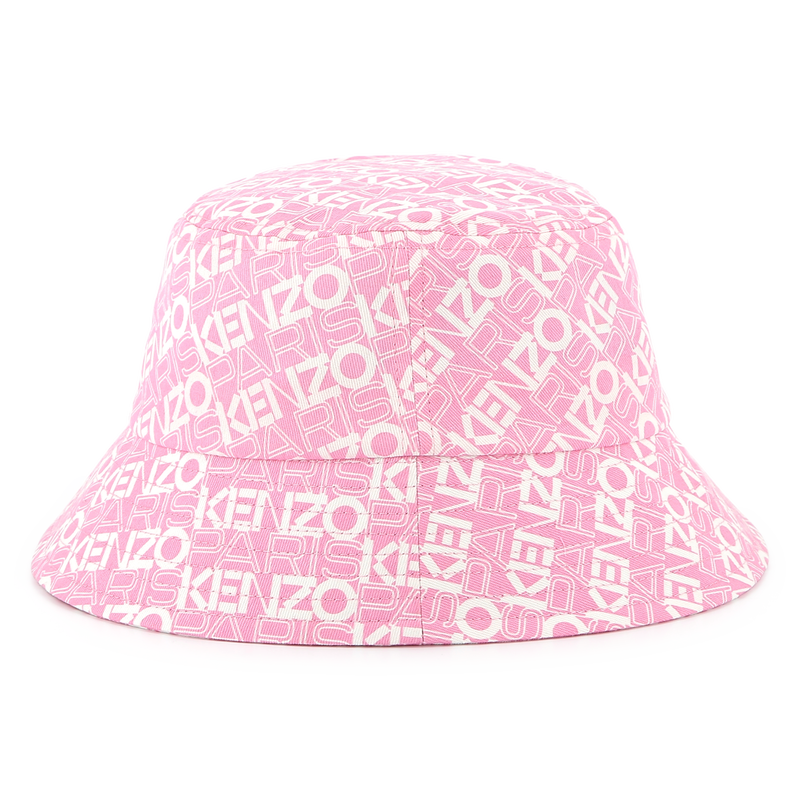 Printed cotton bucket hat KENZO KIDS 
                        UNISEX
