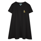 Embroidered badge flared dress KENZO KIDS 
                    GIRL