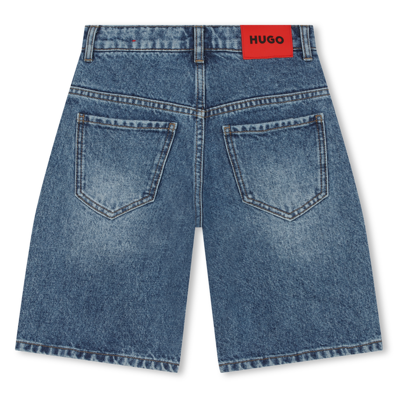 5-pocket denim Bermuda shorts HUGO 
                    BOY