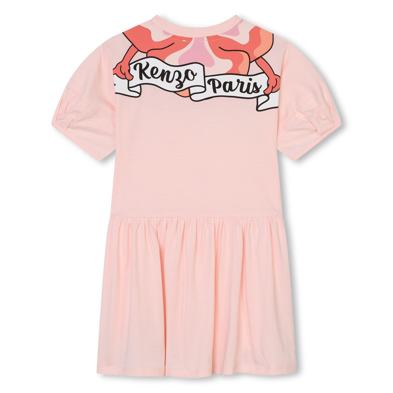 Balloon-sleeve dress KENZO KIDS 
                    GIRL