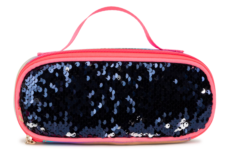 BILLIEBLUSH Reversible sequin pencil case